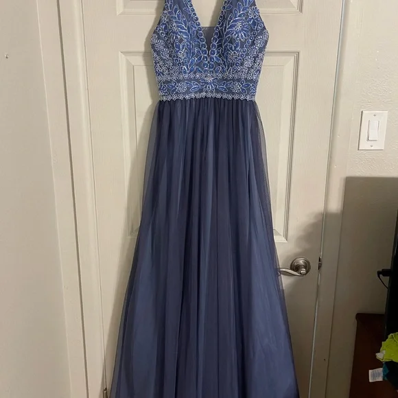 Blondie Nites Dresses Blondie Nights Navy Gown Size Poshmark